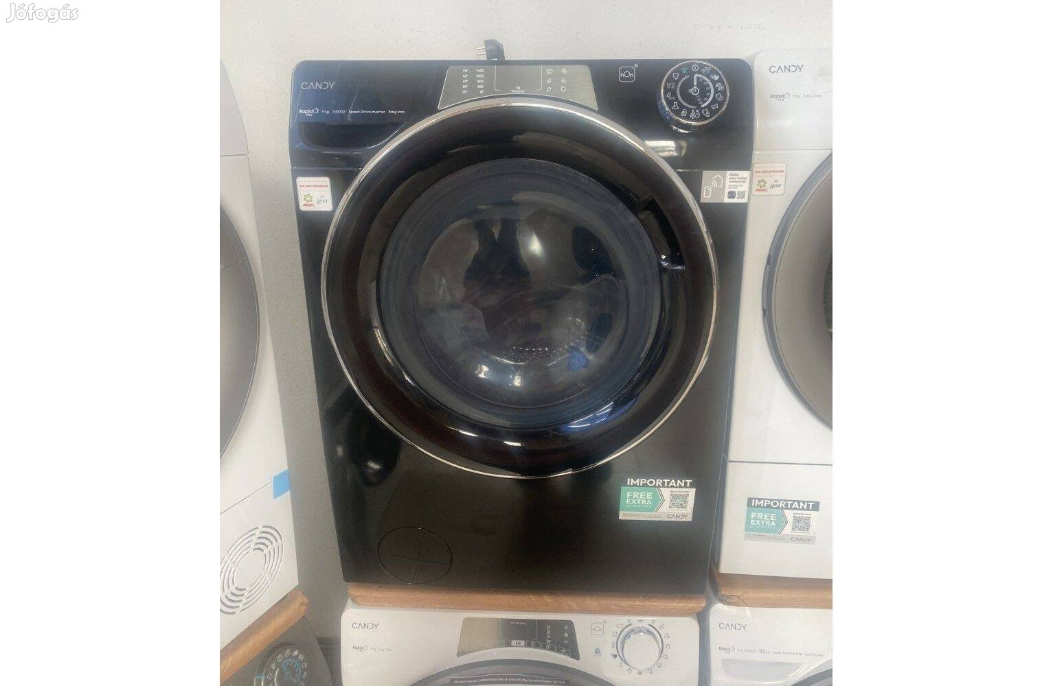 Outlet Candy RP496Bwmbcb/1-S elöltöltős mosógép [O138] 6 hó garival